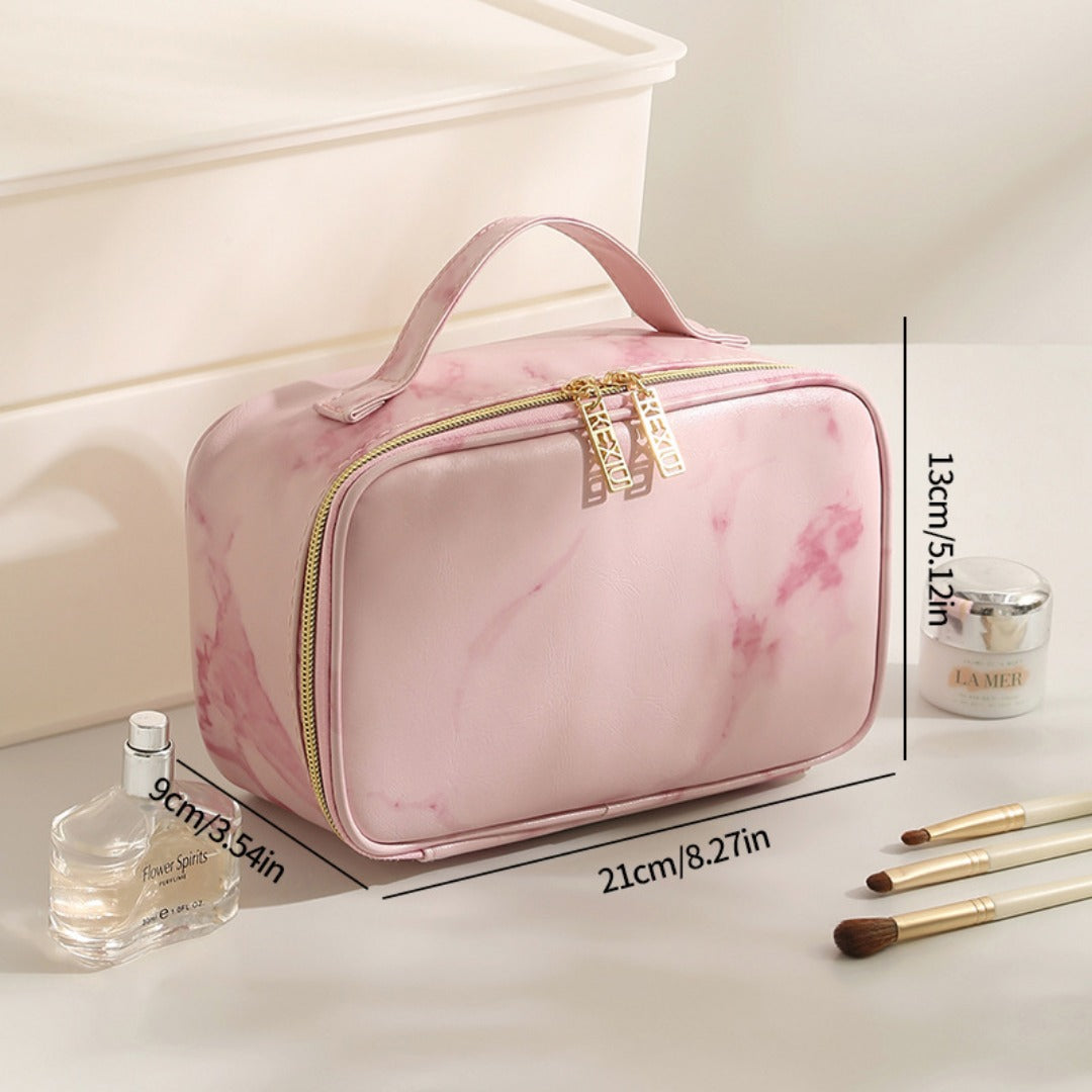 Large Capacity Makeup Bag Organizer – Portable Travel Cosmetic Storage Bag