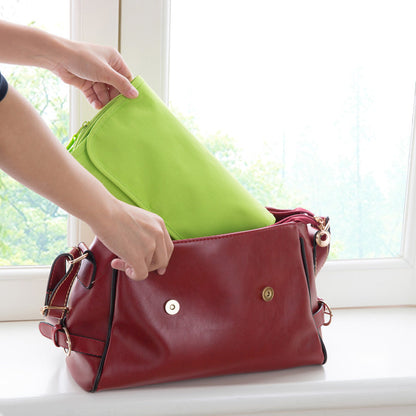 Foldable Hanging Toiletry Bag – Portable Travel Makeup Organizer with Storage Compartments