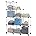 Portable 9Cube Closet Organizer for Garment Storage