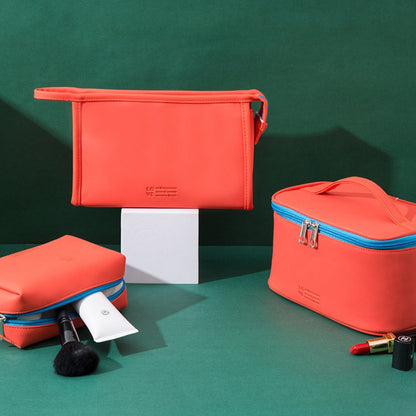 3-Piece Makeup Bag Set – Waterproof Cosmetic Organizer for College, Gym & Travel