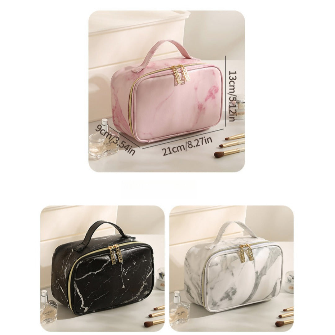 Large Capacity Makeup Bag Organizer – Portable Travel Cosmetic Storage Bag