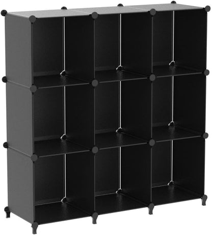 Portable 9Cube Closet Organizer for Garment Storage