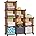 Portable 9Cube Closet Organizer for Garment Storage