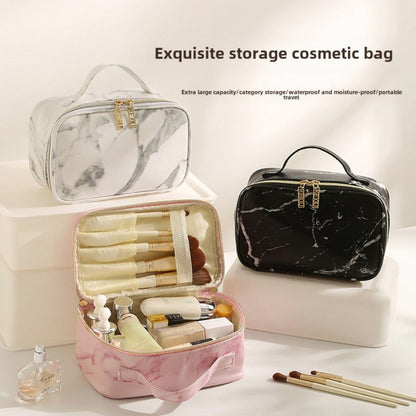 Large Capacity Makeup Bag Organizer – Portable Travel Cosmetic Storage Bag