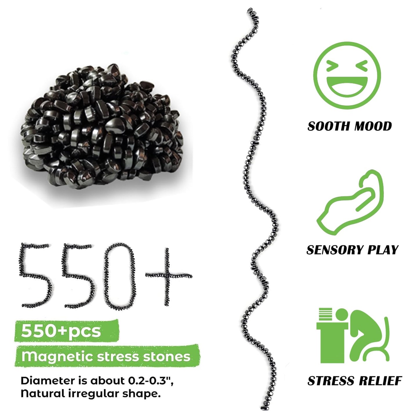 Toys 550 Pack — Sensory Desk Toys for Adults, Stress & Anxiety Relief, Office