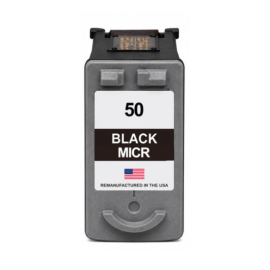 U.S. Remanufactured for Canon PG-50 Black MICR Ink Cartridge