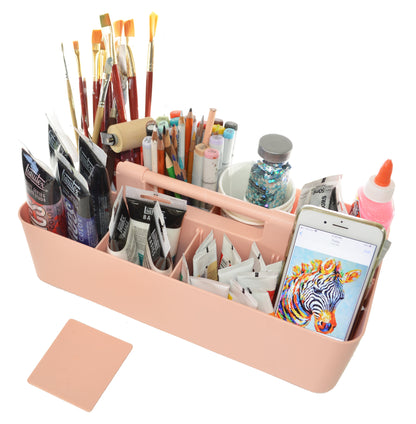 Enjoy Organizer - Large Portable Compartment Divided Storage Caddy - Made In USA