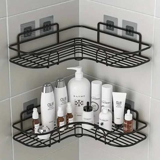 Wall-Mounted Storage For Toilet, Bathroom Shampoo Lotion Cosmetic Storage Rack